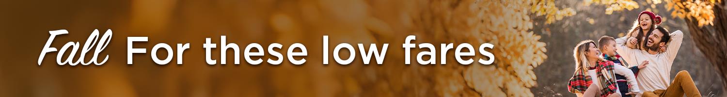 Pumpkin Spice Up Your September – Fares from $19!