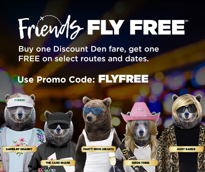 Friends Fly Free Frontier Airlines
