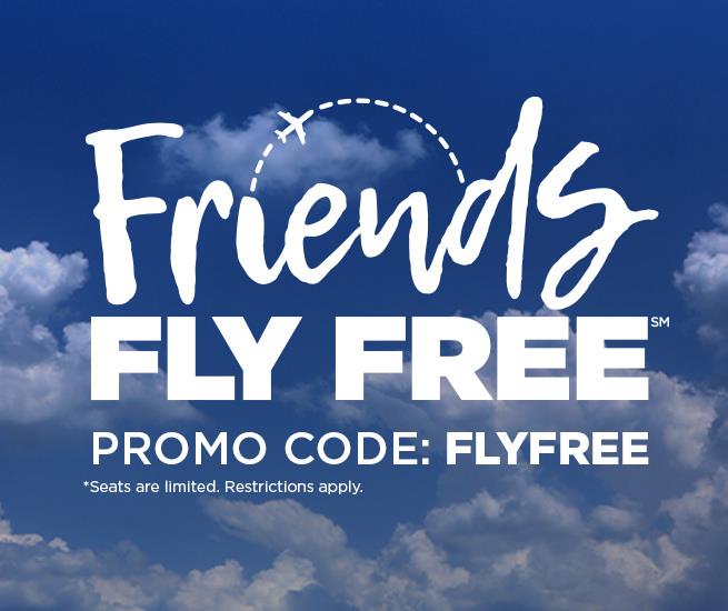 Friends Fly Free Frontier Airlines